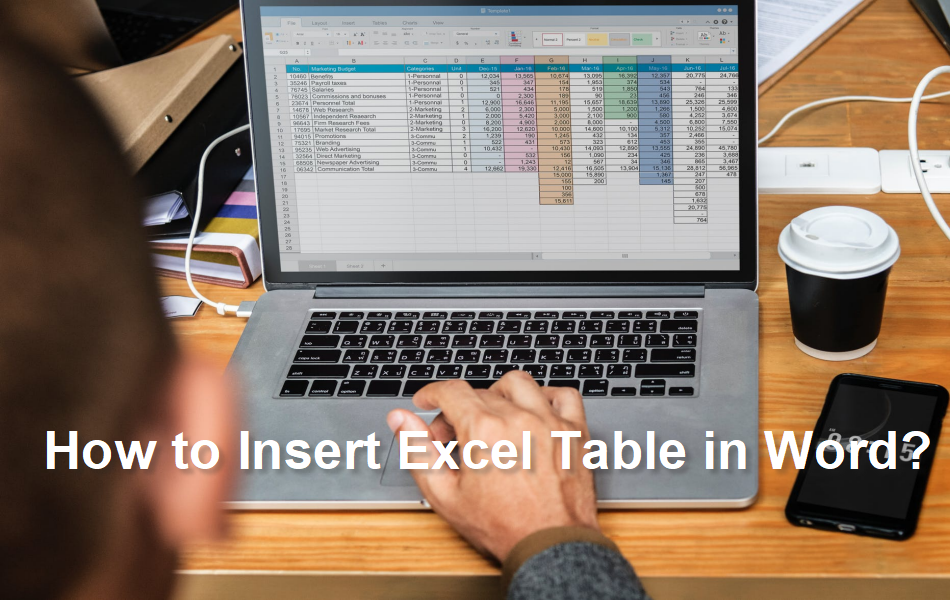 How to Insert Excel Table in Word Document