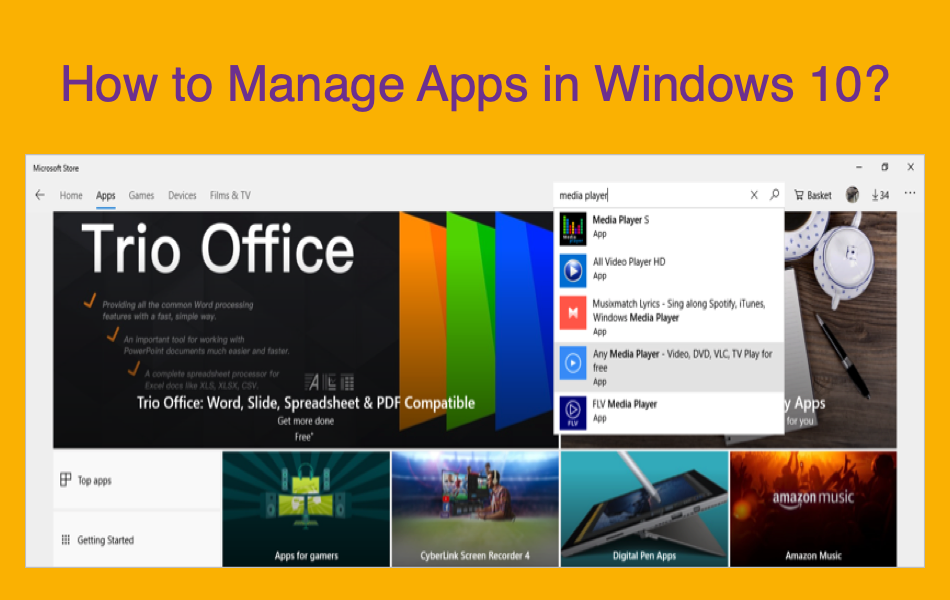 How to Manage Apps in Windows 10