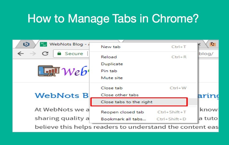 How to Manage Tabs in Chrome