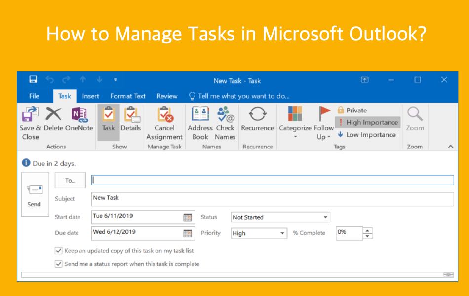 How to Manage Tasks in Microsoft Outlook