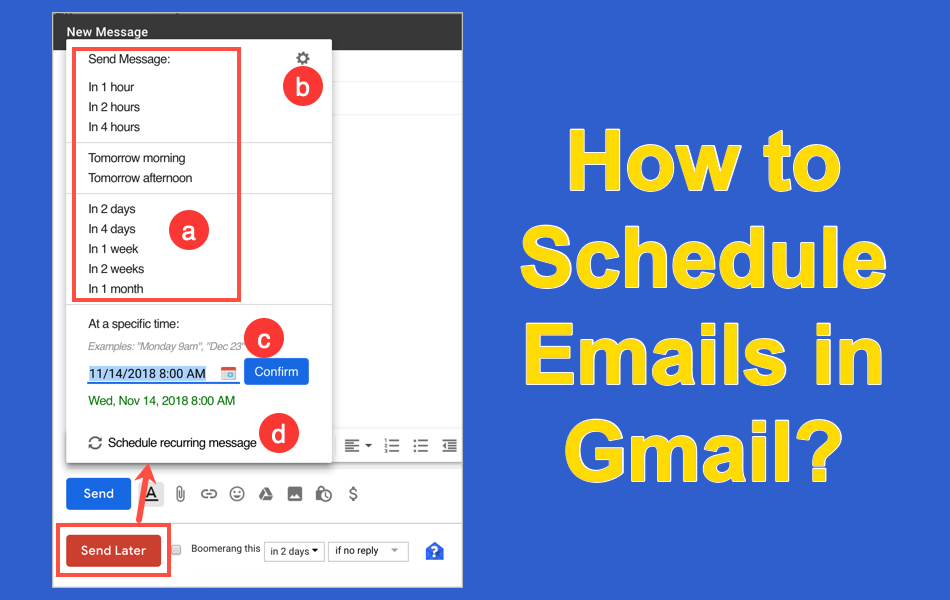 How to Schedule Emails in Gmail