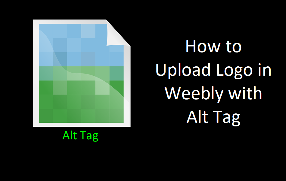 How to Upload Logo in Weebly with Alt Tag