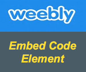 如何在Weebly中使用嵌入代码元素