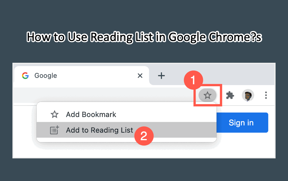 How To Use Reading List In Google Chrome.gif