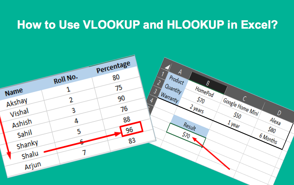 How to Use VLOOKUP and HLOOKUP in