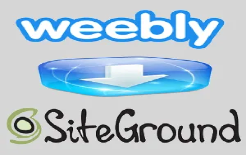 Install Weebly on SiteGround