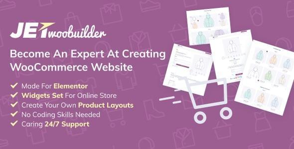 Elementor WooCommerce页面构建器插件JetWooBuilder