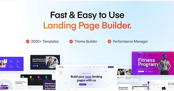 Landio Multi Purpose Landing Page WordPress Theme