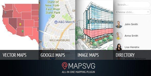 WordPress地图和商店定位器插件MapSVG