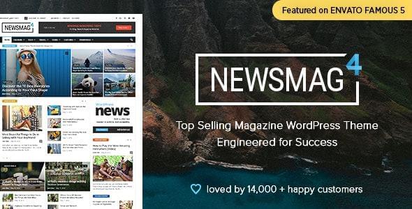 报纸和杂志WordPress主题Newsmag