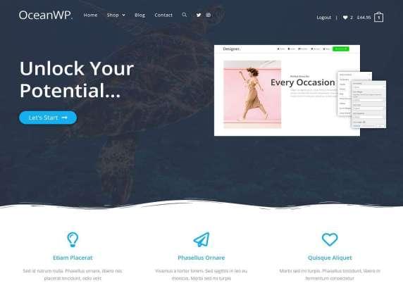 免费多用途WordPress主题OceanWP