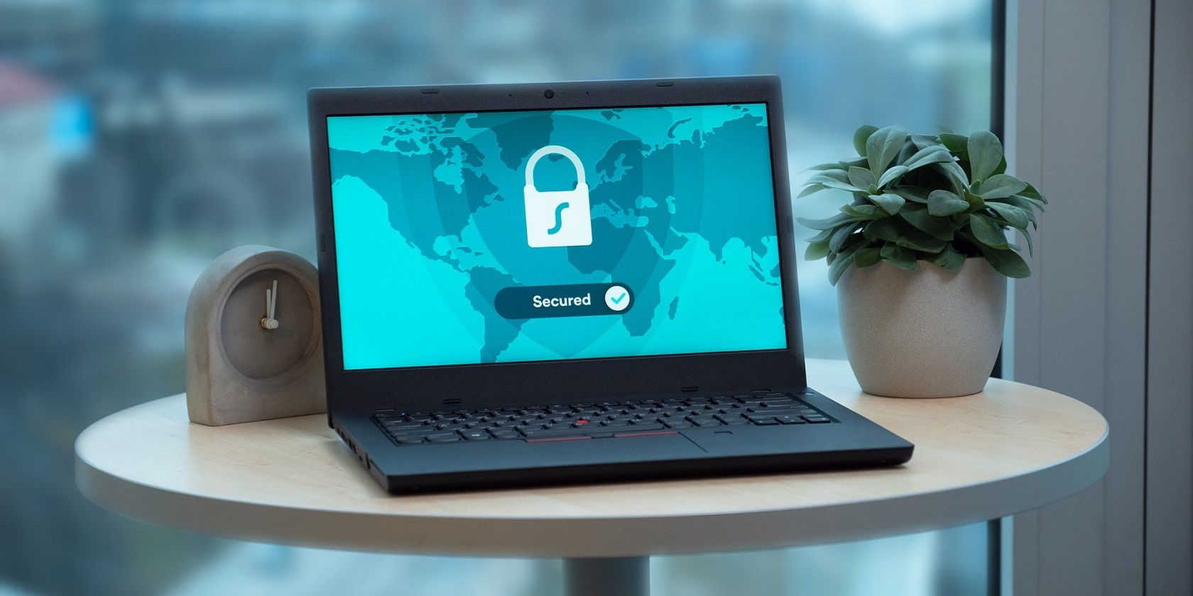 PC with secured logo