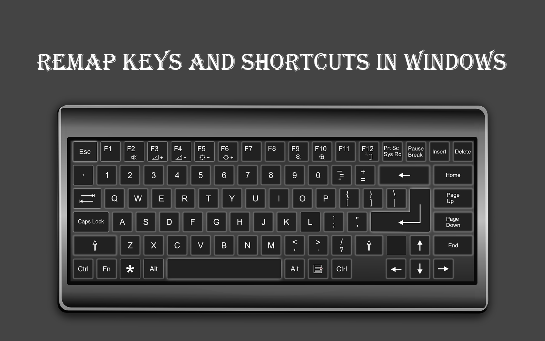 Remap Keys and Shortcuts in Windows