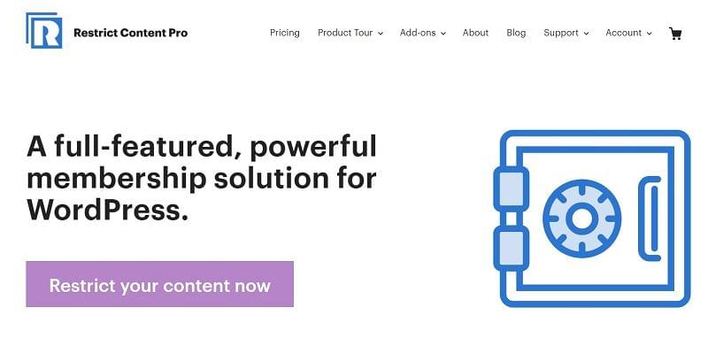 WordPress会员插件Restrict Content Pro