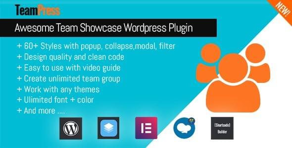 WordPress团队展示插件TeamPress
