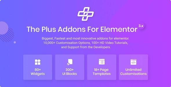 Elementor Page Builder Addons插件The Plus