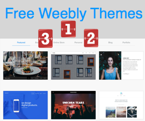 Top 3 Free Weebly Themes