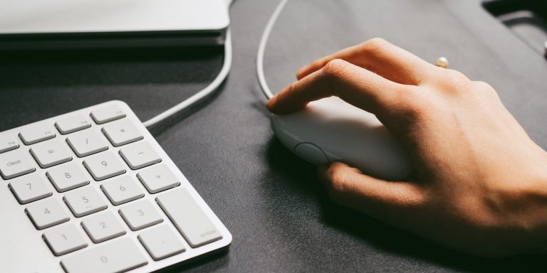 Using a computer mouse