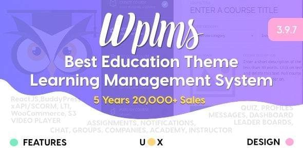 WordPress教育主题学习管理系统WPLMS