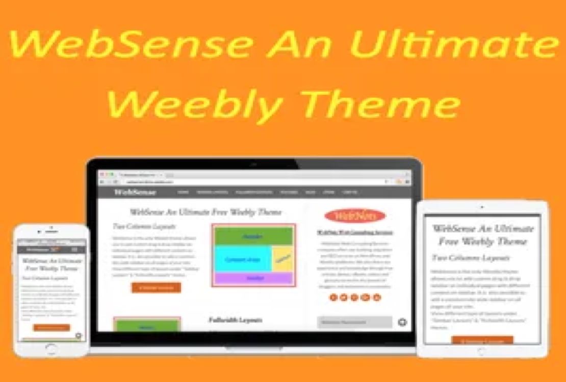 WebSense Two Column Weebly Theme