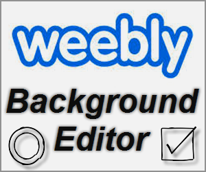 Weebly Background Editor