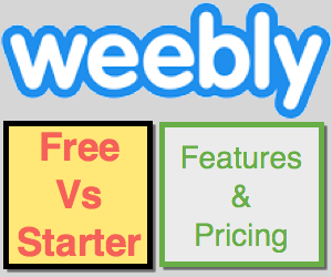 Weebly Free Vs Starter