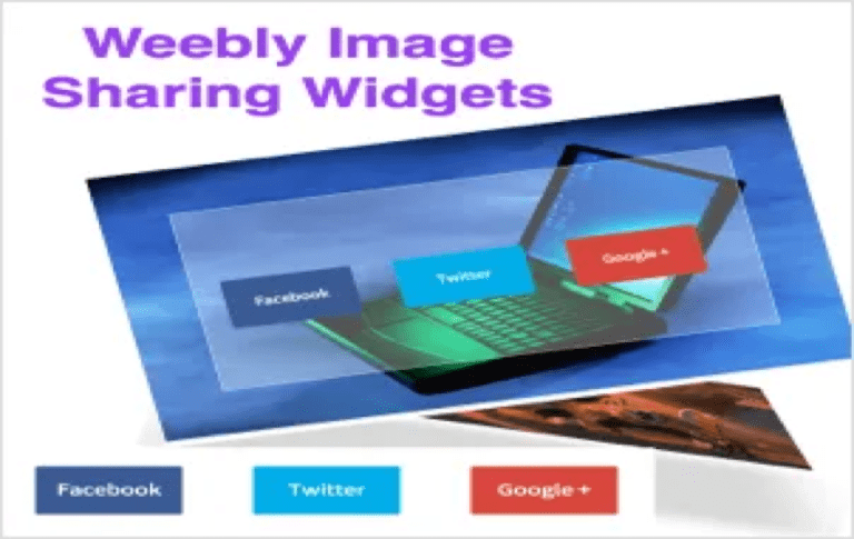 Weebly Perspective Image Sharing Widget