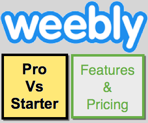 Weebly Pro Vs Starter
