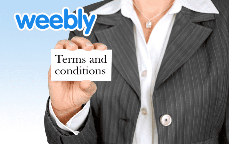 Weebly建站开户服务条款和条件