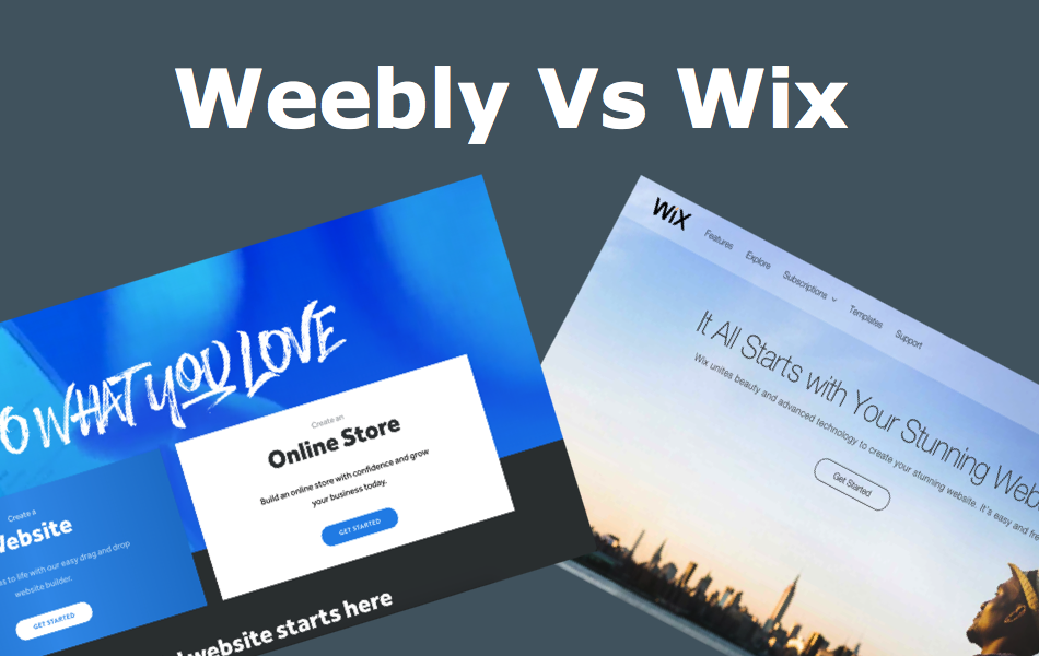 Weebly Vs Wix Comparison and Review