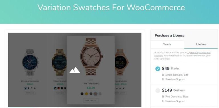 WordPress变体插件WooCommerce Variation Swatches Pro
