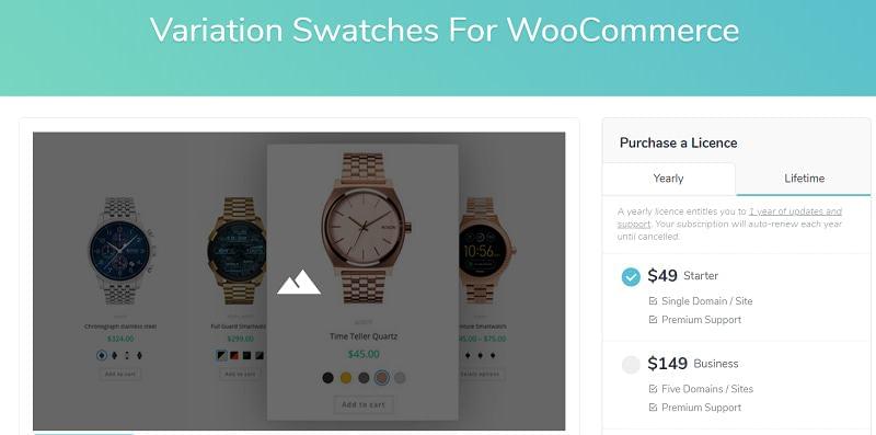 WooCommerce Variation Swatches Plugin GetWooPlugins