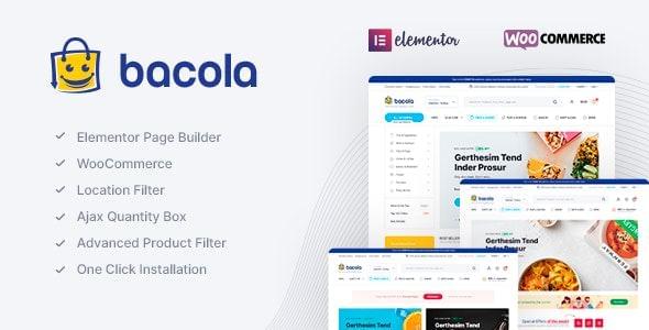 bacola grocery store and food ecommerce theme