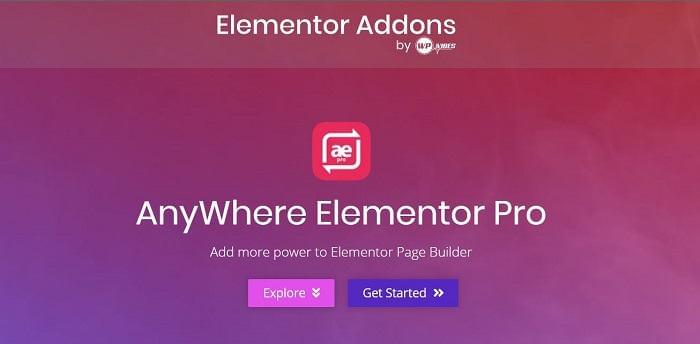 download AnyWhere Elementor Pro