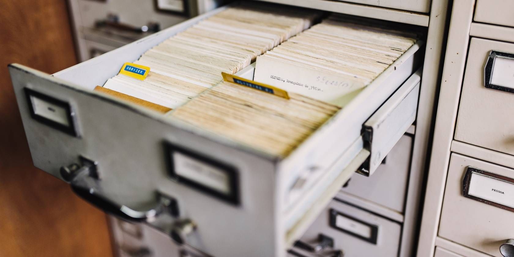 files in a drawer