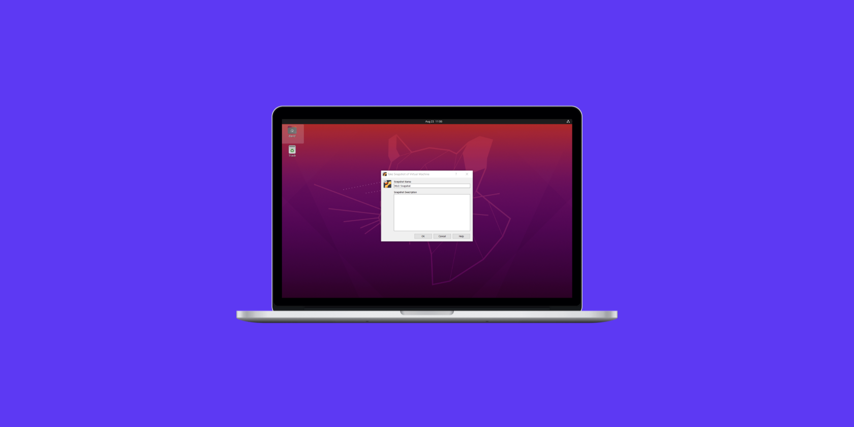 laptop virtualbox ubuntu