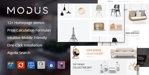 现代家具WooCommerce主题Modus