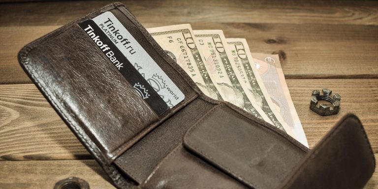 money in a wallet