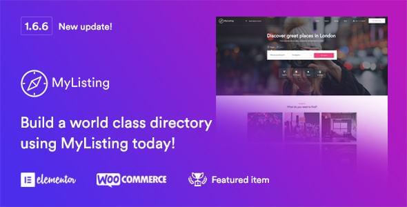 目录列表WordPress主题MyListing