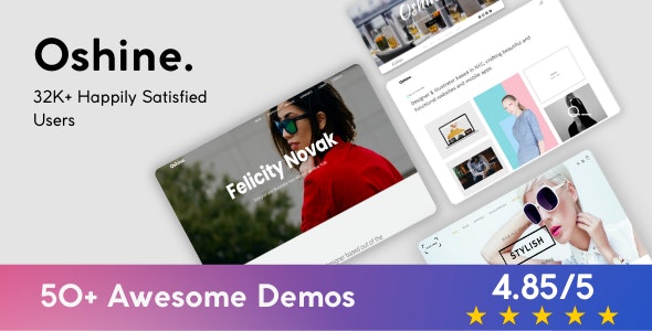 oshine creative multipurpose wordpress theme