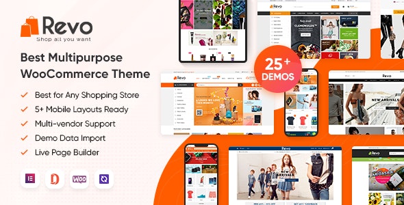 多用途WooCommerce主题Revo