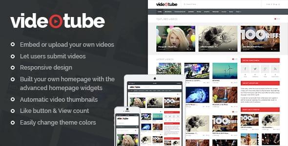 WordPress响应式视频主题VideoTube