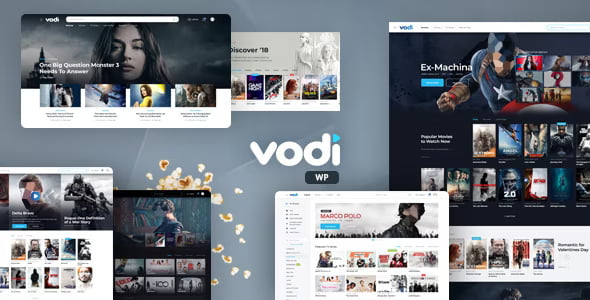 vodi video wordpress theme for movies tv shows nulled