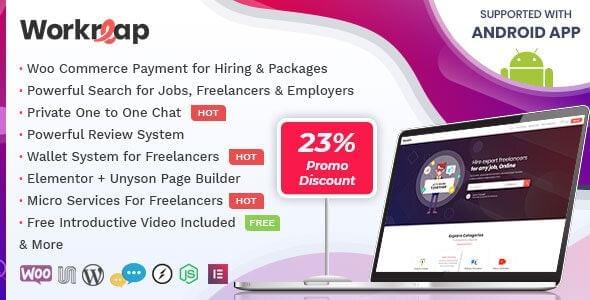 WordPress自由市场目录主题Workreap