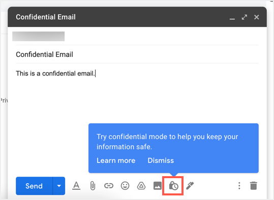 Gmail 中的机密电子邮件
