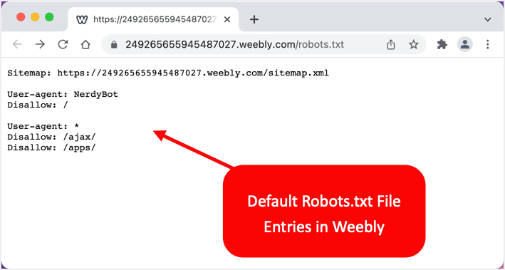 如何在Weebly中编辑Robots.txt文件
