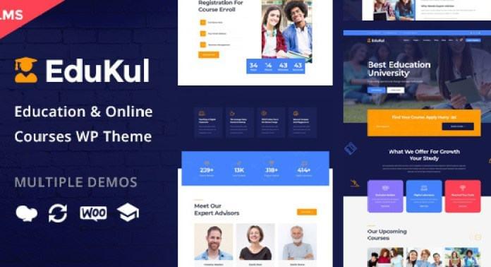 Download Edukul Online Courses WordPress Theme Best Themes