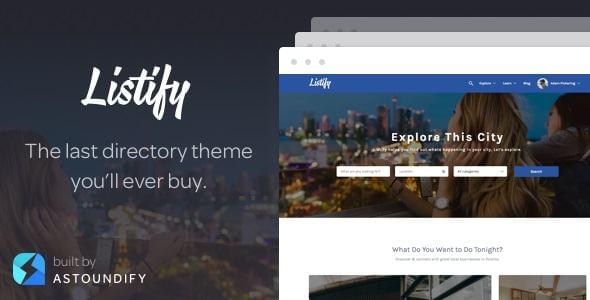 Download Free Listify WordPress Directory Theme Nulled ThemeForest