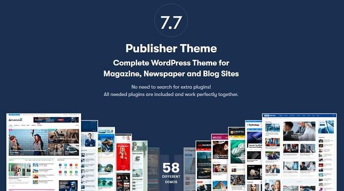 Publisher WordPress Theme