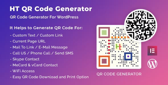 ht qr code generator for wordpress nulled